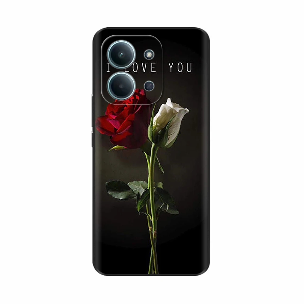 Cute Cartoon Soft Liquid Silicone Phone Case with Camera Protection - Durable Cover