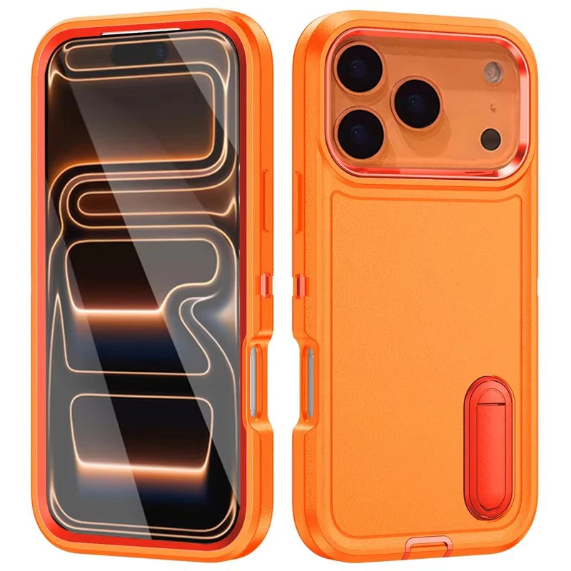 Defender Shockproof Invisible Bracket Armor Matte Case Accessories