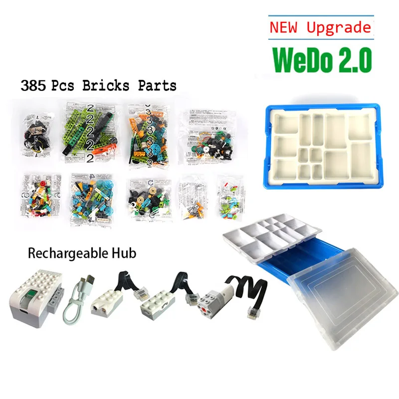 Hub Motor Wedo Building Toys Electric Hub Motor Set Blocks 2.