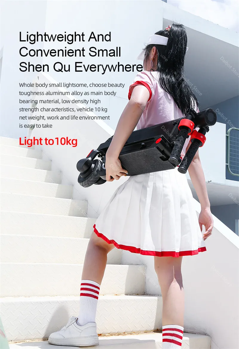 Daibot X6 Portable Electric Scooter Two Wheel Electric Scooters Mini Folding E-Scooter Power Bank