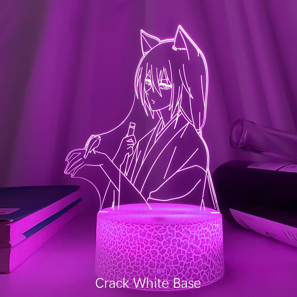 Newest Anime Led Light Kamisama Kiss Tomoe Figure for Bedroom Decor Night Lights Birthday Gift Room 3d Lamp Manga Kamisama Kiss