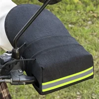 Motorcycle Handlebar Muffs Summer Airy 3D PU Waterproof Sun Protection Gloves With Reflective Strip Design Motorcycle Gloves 2
