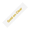Gold on Clear