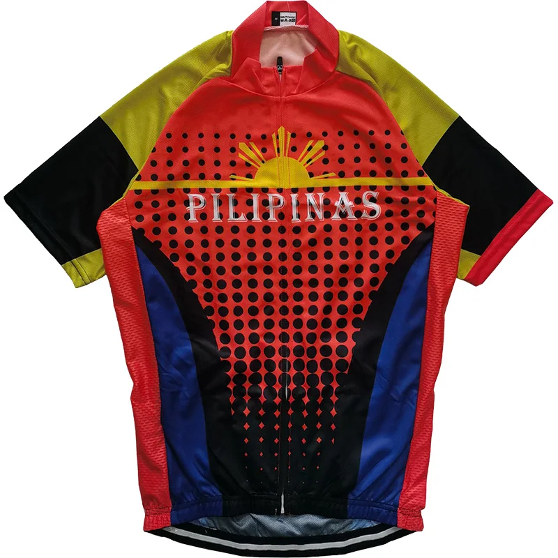 

Breathable Cycling Jersey, Philippines Short Jacket, MTB Shirt, Race Sport Top Wear, Road Mountain Maillot, Bicycle Clothes