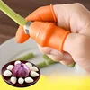 5pcs Thumb knife vegetable picker Pick tea pick vegetables Pick Sichuan pepper finger set kitchen peeling vegetables pinch bean 4