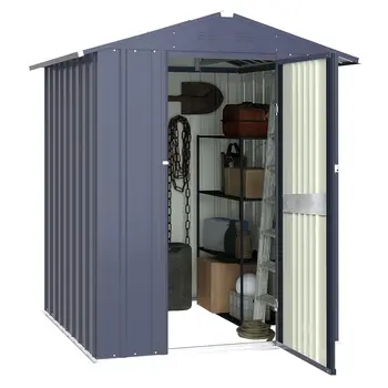 4x6 FT Outdoor Metal Storage Shed 1