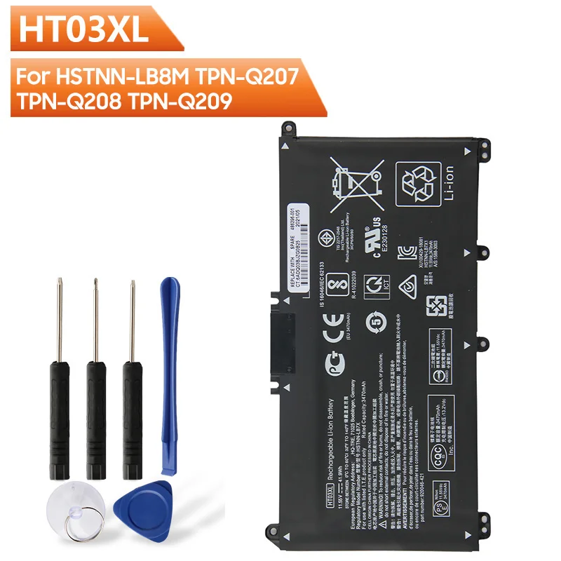 Batteria Di Ricambio Ht03Xl Hstnn-Lb8M Per Hp Tpn-Q210 14-Ce0027Tx 14-Ce0028Tx 15-Cs0037Tx 15-Cs0038Tx Hp Star 15 Serie