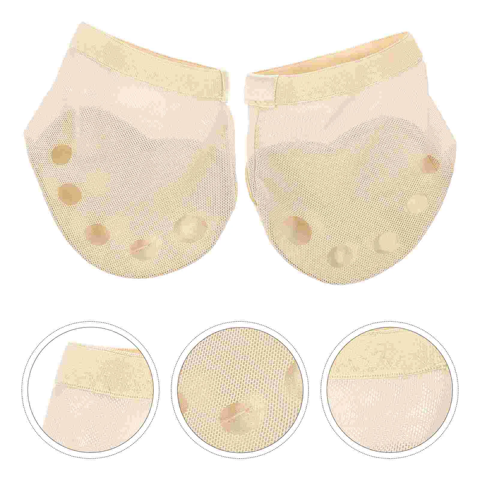 1 Pair Five Holes Half Socks Forefoot Cushion Protective Foot Paw Foot Care Supplies for Ballet Size S a5 b5 a4 60 sheets simple cover diary traveler loose leaf notebook simple schedule book 26 holes journal school office supplies