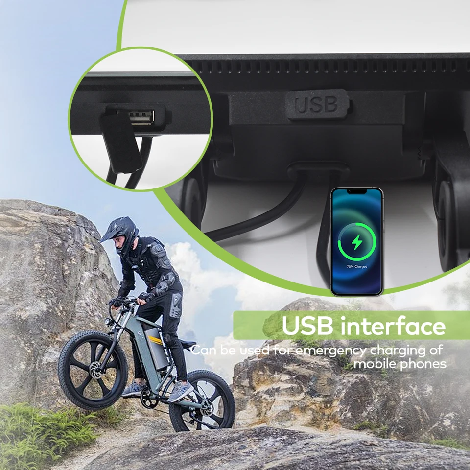 7Go EB2 Display – LCD Scherm voor Elektrische Fatbike