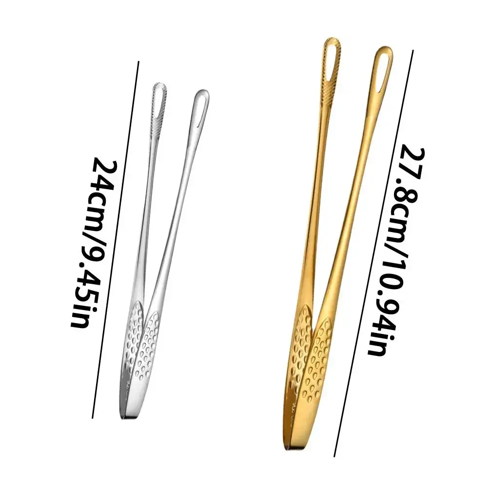 Food Tongs Stainless Steel Food Tongs Long Handle Non-Slip Barbecue Tongs Steak Kitchen Cooking Tools Kitchen Accessories Food Tong