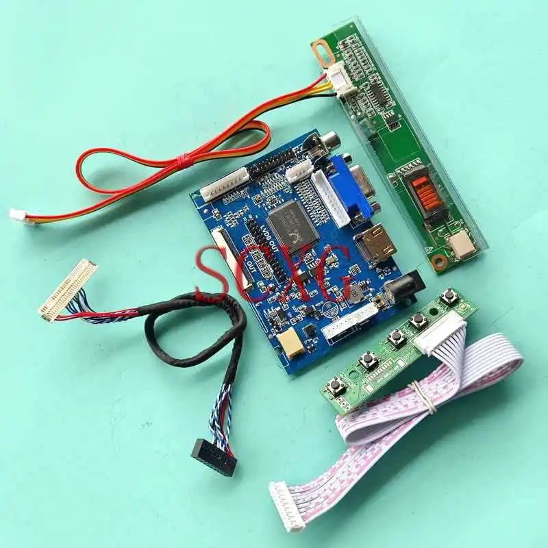 

Светодиодная плата контроллера матрицы ЖК-монитора подходит для Φ/TLE3/TLF1 HDMI-совместима с AV VGA 15,4 "1CCFL 30-контактный комплект LVDS 1280*800