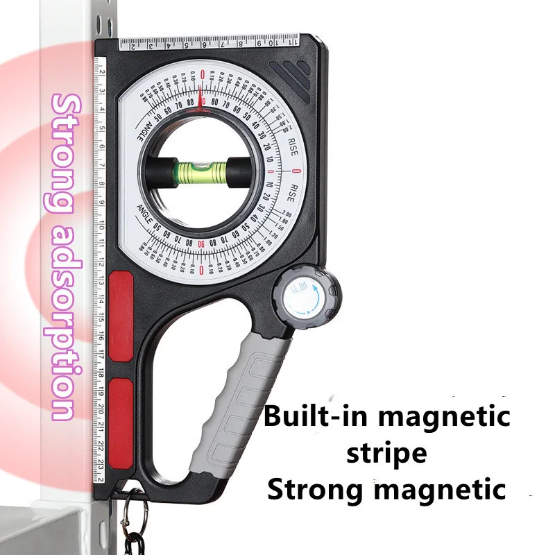 Universal Bevel Protractor Angle Level Declinometer Angle Feet Foot Slope Meter Multi Function Slope Measuring Instrument angle measuring tool angle protractor digital inclinometer