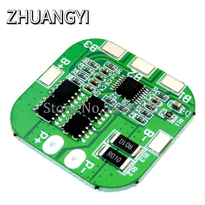 Scheda Di Protezione Batteria 4S 14.8V / 16.8V 20A Peak Bms Pcm Bms Pcm Per Batteria Al Litio Licoo2 Limn2O4 18650 Li