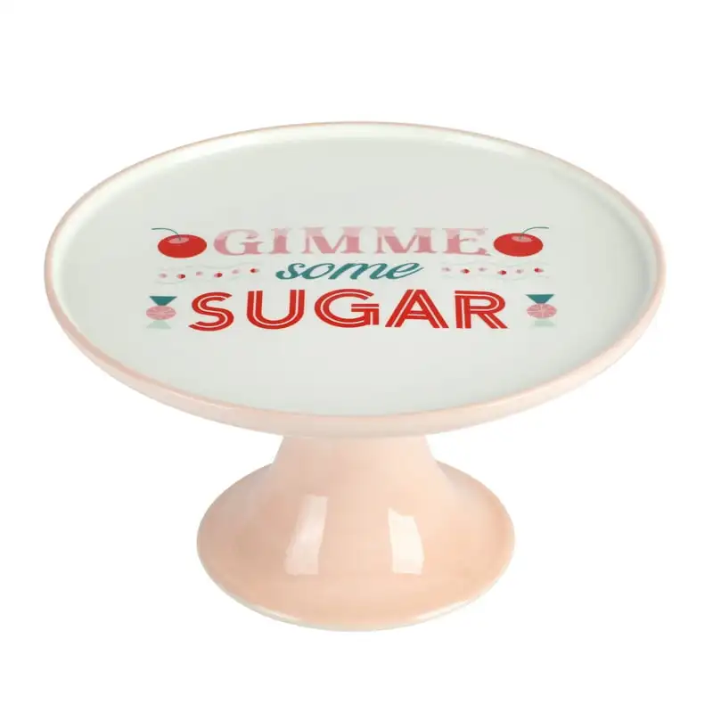 

Gimme Some Sugar 10-Inch Cake Stand by Miranda Lambert Aluminium pan Metal bundt cake pan Silicone for air fryer Plate for cooki