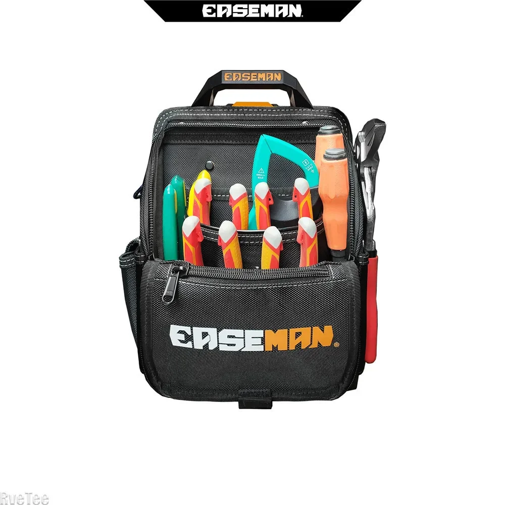 EASEMAN 1800D Heavy Duty Quick Hanging Tool Bag Top Quality with Zipper for Electrician Tools Man Gift 4