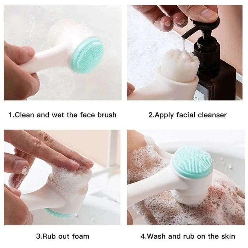 Double Sided Facial Brush 4