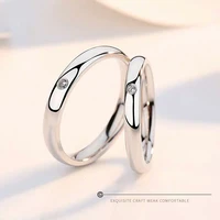 2Pieces Women Simple Joint Wedding Band Rings For Women Girls Personalised Engagement Ring Valentine's Day Gift US 8.5/7 1