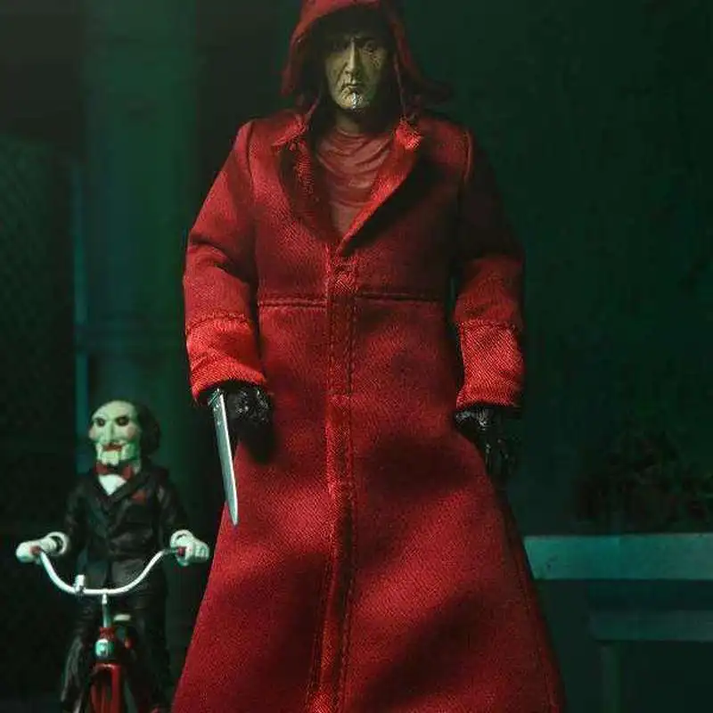  7인치 네카 60612 쏘우 지그소 레드 로브 디럭스 에디션 액션 피규어 컬렉션 장식품 모델 장난감 선물