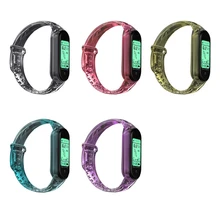 

Silicone Strap Compatible with Mi 3 4 5 6, Wristband Soft Silicone Gel Watch Band for Men Women