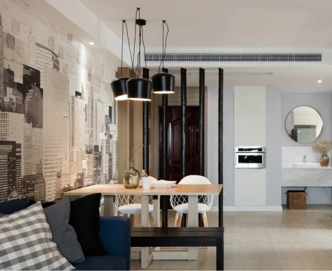 Lighting for Living Room Modern Simple Aluminum Drum Industrial Wind Clothing Shop Cafe Sky Girls Scattered Chandelier - 2