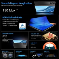 【World Premiere】Teclast T50 Max Tablet 11" FHD 90Hz Display Android 14 MediaTek G99 8GB RAM 256GB ROM 8000mAh Type-C Widevine L1 2