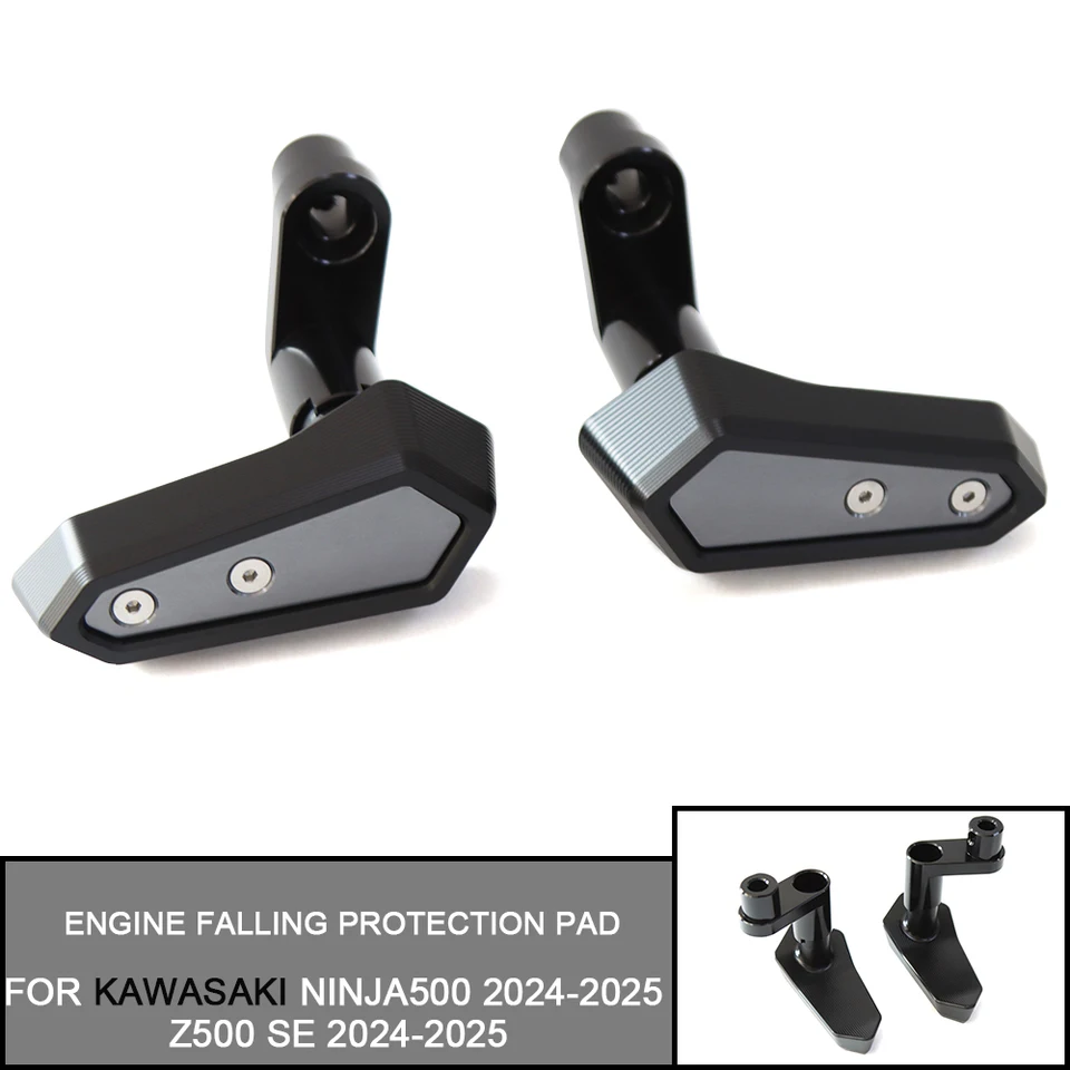 Modeer Motorcycle Frame Sliders – Crash Protection For Kawasaki Ninja 400/Z400 (2018-2024) & Ninja 500/Z500 (2024-2025), CNC Aluminum, Easy Install