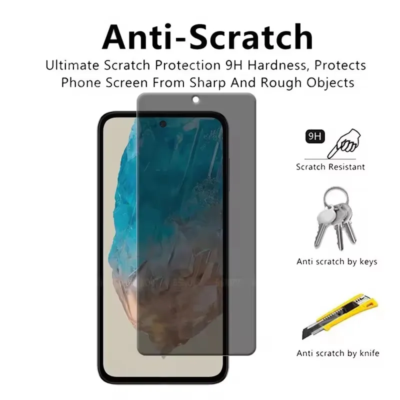 3 قطعة مكافحة التجسس الخصوصية الزجاج لسامسونج M35...