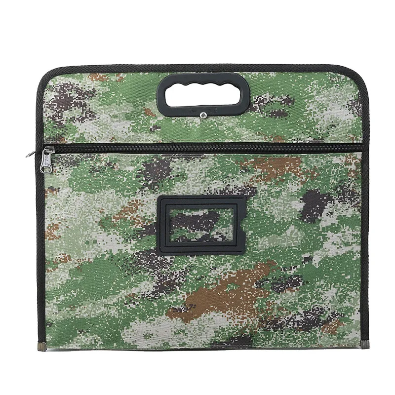 

Customizable Starry Camo Military Green Laptop Document Briefcase Messenger Bag SIMOER 825