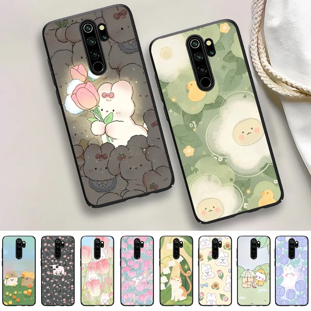 

Abstract cute illustration Phone Case For Redmi 5 6 7 8 9 10 plus pro 6 7 8 9 A GO K20 K30 K40 pro plus F3 Fundas