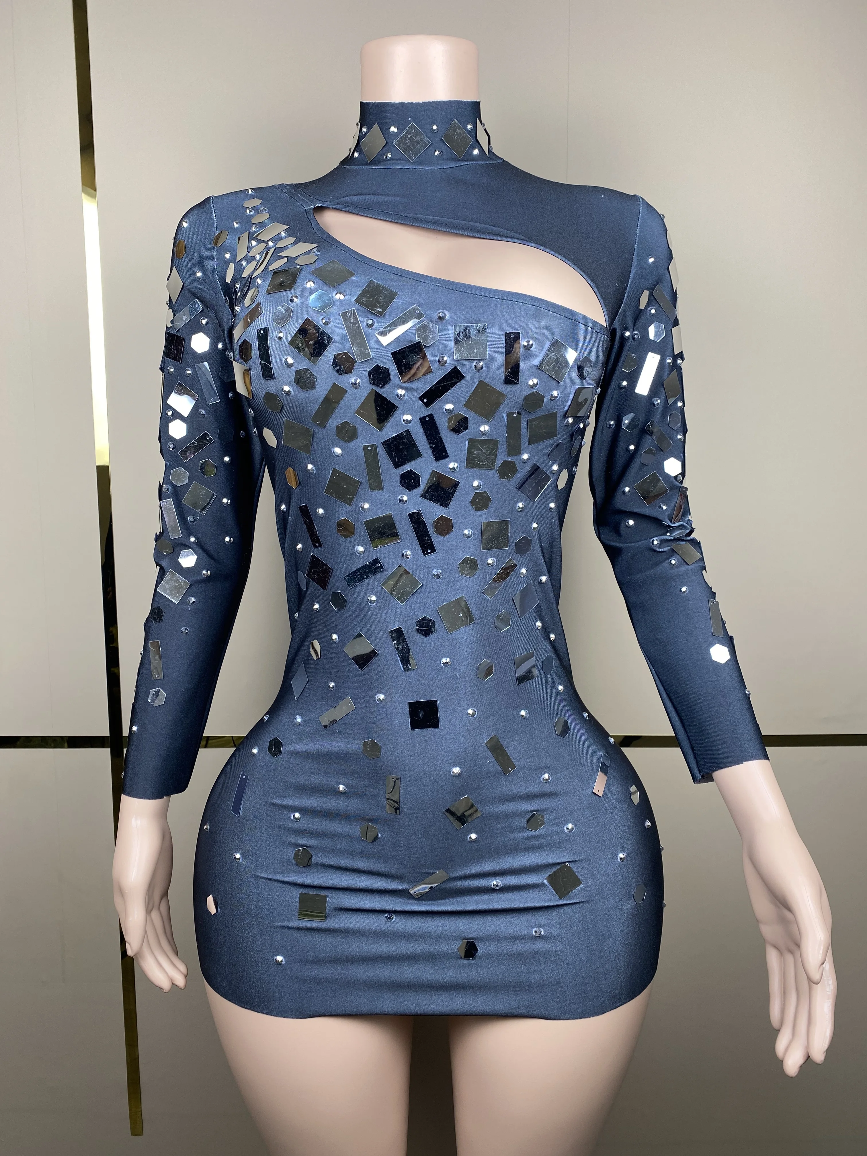 new-stvle-autumn-female-sequins-long-sleevesexy-perspective-bodycon-mini-dress-bandagenightclub-party-celebrate-dress-d035