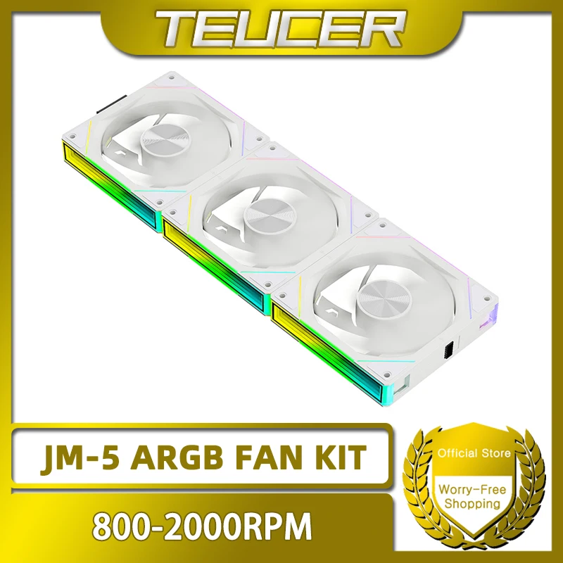 TEUCER JM-5 ARGB 3-in-1 Fan 2000RPM 240/360 Wireless Cooler Kit