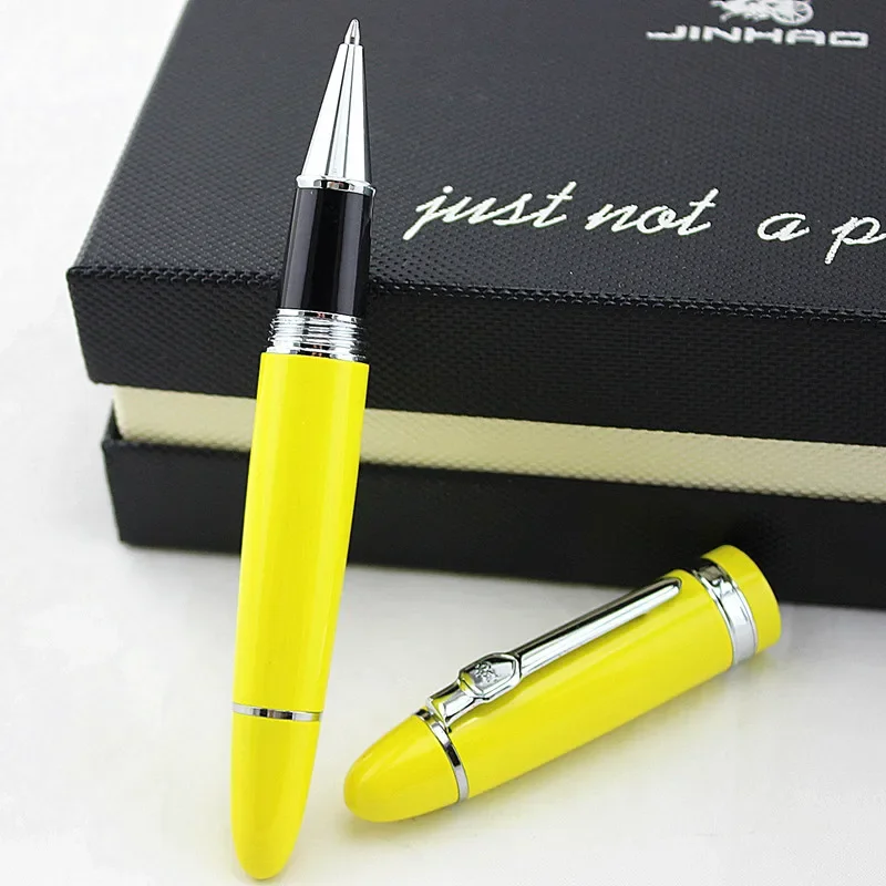 JINHAO 159 Business Roller Ball Pen Black Ink High Quality Metal Ballpoint Pen For Student Gift Pen Office Stationery Supplies luxury elements crystal pen stardust ballpoint pen roller ball crystalline pen wedding gift pen