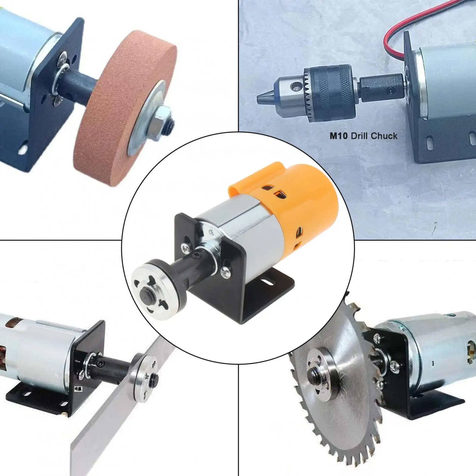 Motore Micro 775 DC 12V/24V Con Supporto E Attacco Per Lama - Per Mini Seghe Fai Da Te E Progetti DIY - Foto 7