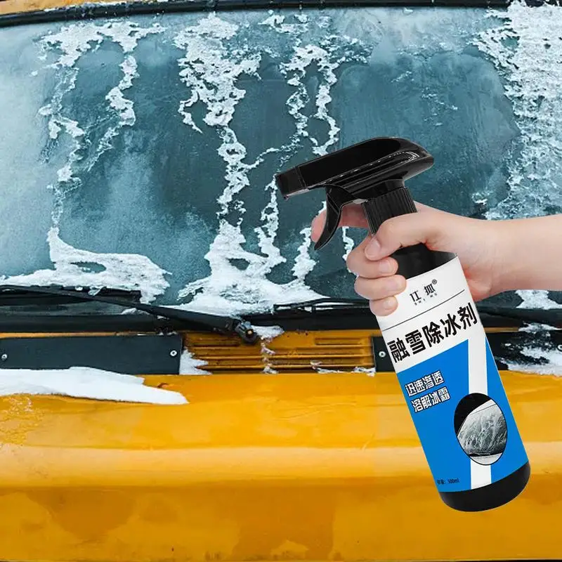 

Car Spray 500ml Auto Windshield Deicing Spray Defrosting Anti Frost Snow Melting Spray Windshield Deicer Fast Ice Melting Spray