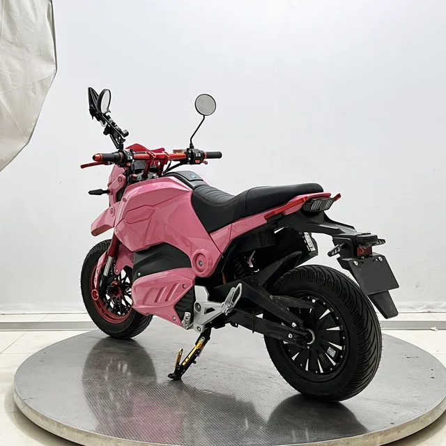 VIMODE 2000W Mini pink Electric Racing Motorcycle for Lady 5