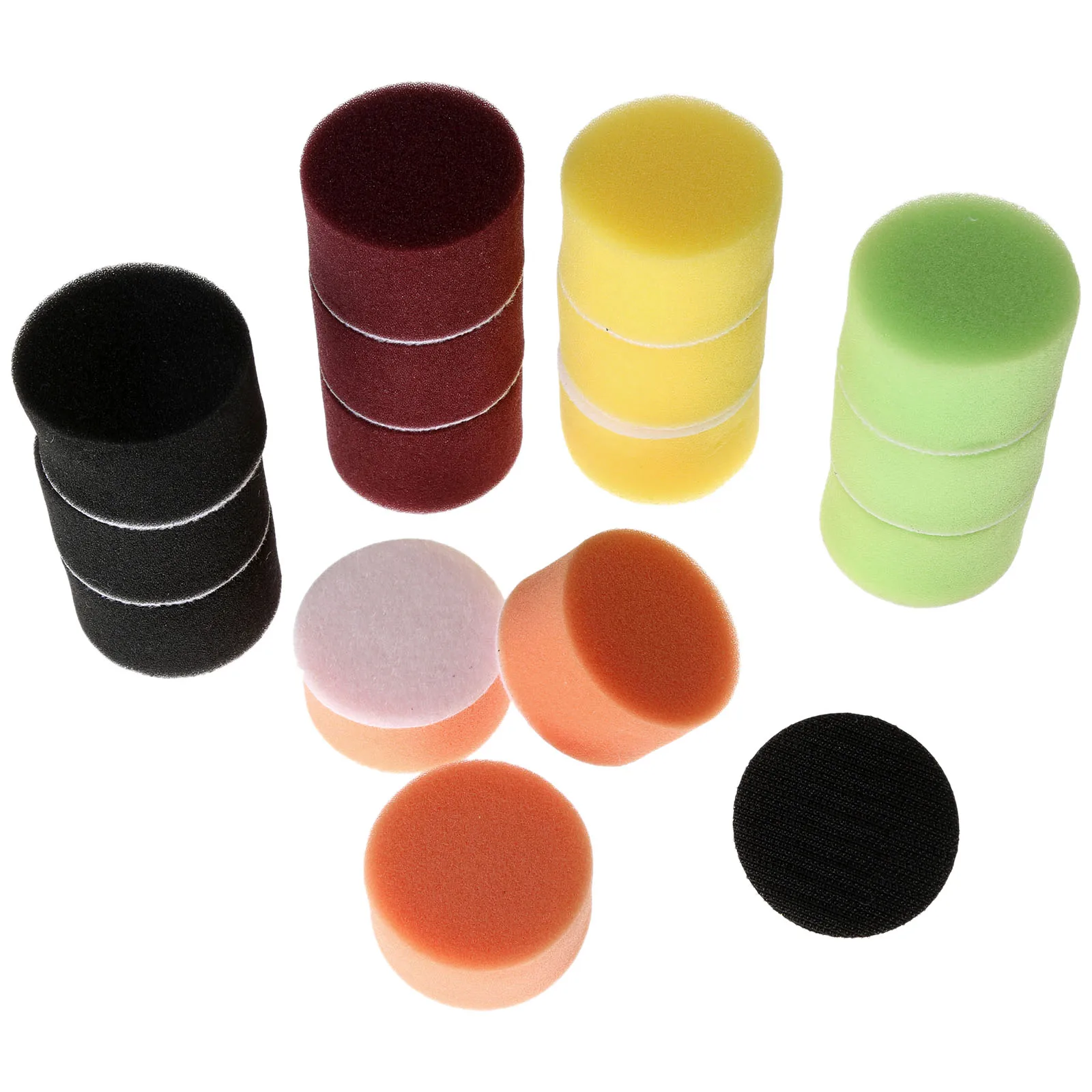 16pcs/set 50mm 2 Inch Polishing Buffing Pad Kit For Car Polisher Wax Buffer Car Polishing Pad