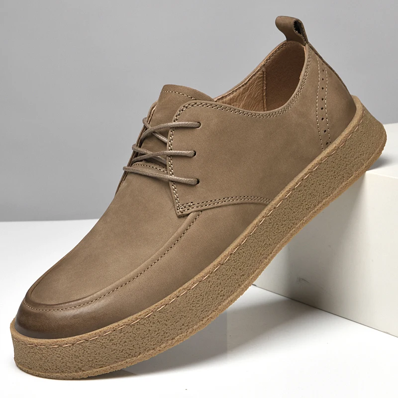 

Кроссовки мужские из натуральной коровьей кожи, модная повседневная Уличная обувь, прогулочная обувь