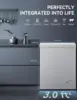 KRIB BLING 5.0 Cu.Ft Compact Chest Freezer with Removable Basket, Krib Bling Top Door Open Freestanding Deep Freezer with 7 Gear 6