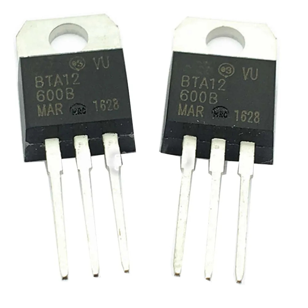 

10pcs/lot BTA12-600 BTA12-600B TRIAC ALTERNISTOR 600V TO220AB IC Best quality