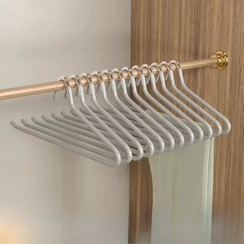 10/20Piece Goose Neck Z-Shape Pants Hanger Set - Non-Slip Multi-Layer Closet Organizer for Dormitory/Wardrobe, Space-Saving