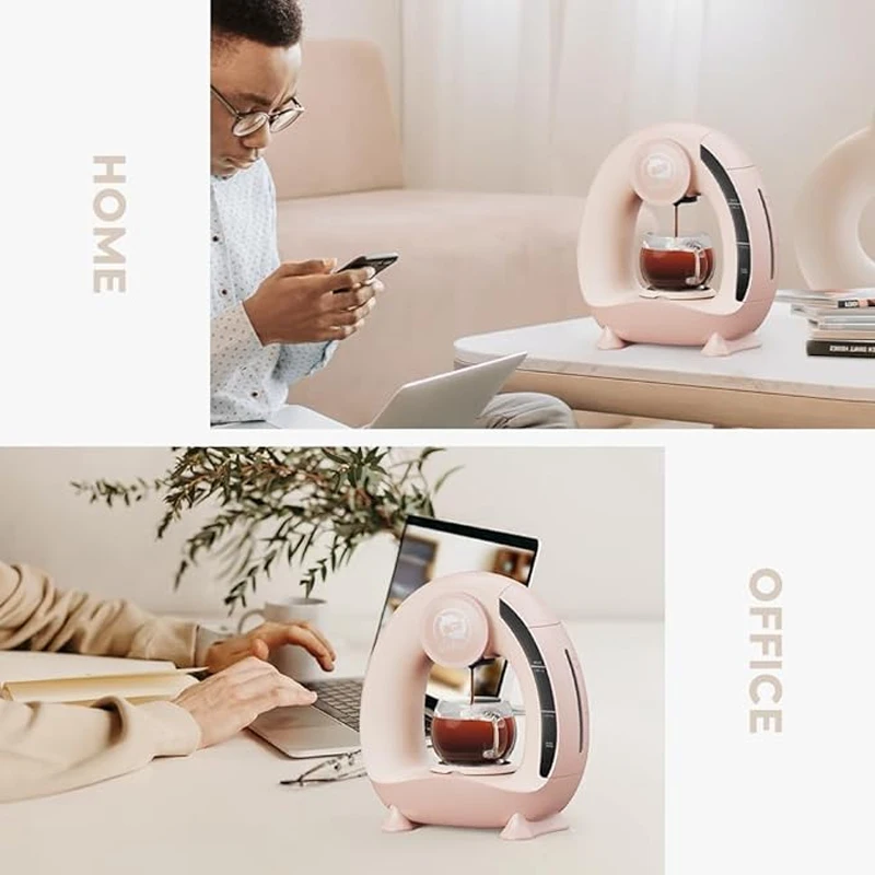 Coffee Maker For K Cup Ground Coffee MINI Q Americano 2 in 1 Mini Brewer/Tea Maker With Filter K CUP Adapter