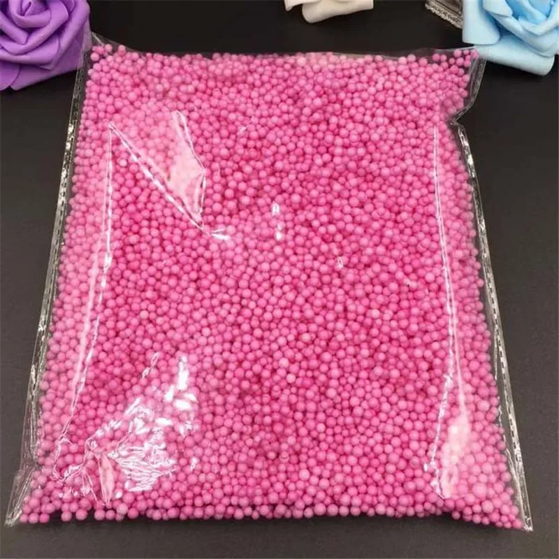 1 Pack 10g Clear Bubble Balloon Foam Filler Polystyrene Styrofoam Balls Bottle DIY Snow Mud Particles Accessories Tiny Foam Bead foam ball filler