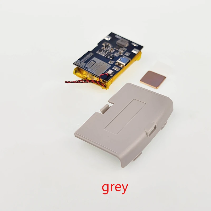 Lithium Ion Battery USB-C 1800mAH Rechargeable Battery Module for Game Boy Advance GBA with Type-C Charging Port Battery Cover