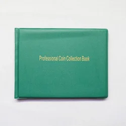 Deluxe Coin Collection Album - 240 - Pocket PVC Penny Holder, Ideal Gift (Green)