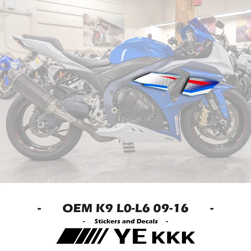 For Suzuki GSX-R 1000 GSX1000 K9 L0-L6 2009-2016 2013 Motorcycle Stickers Decals OEM Original Factory Replica