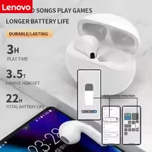 Original Lenovo Air Pro6 TWS bluetooth Earphone 9D HIFI Headset Bluetooth Music Earbuds For IPhone Android Wireless Headphones