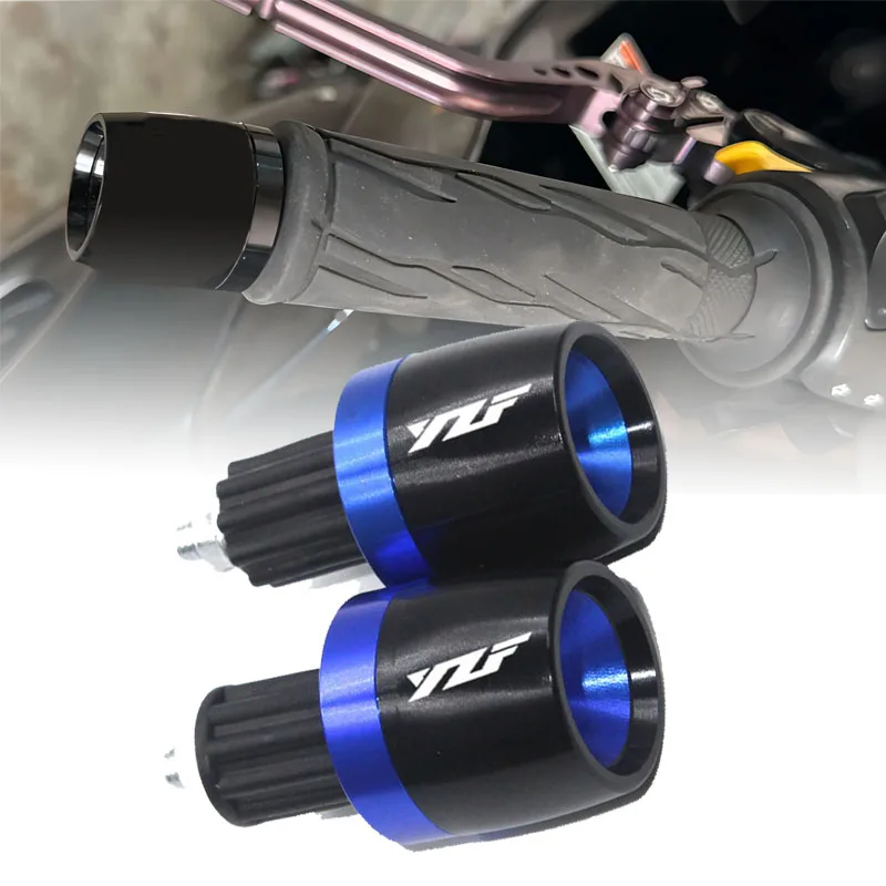 

For Yamaha YZF R1 YZF R6 YZFR6 YZF R125 YZFR15 R25 YZF R3 YZF R25 Motorcycle CNC 7/8"22MM Grips Handle Bar Cap End Plugs