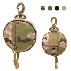 Outdoor Casual Men's Portable Coin Wallet and Mini Zipper Pouch Waist Bag (CP Camo)