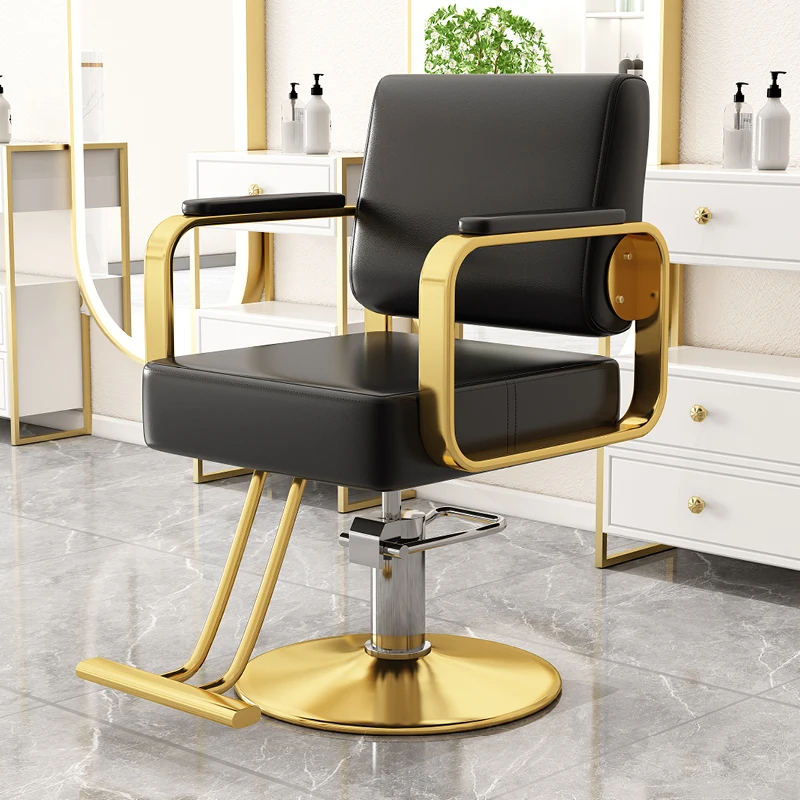 Swivel Shampoo Barber Chair Salon Beauty Modern Recliner Barber Chairs Hairdresser Luxury Silla Barberia Salon Furniture SR50SF