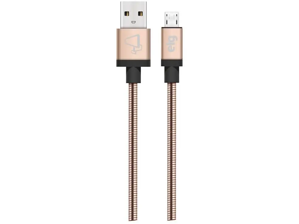 Cabo Micro USB 1m ELG Inox